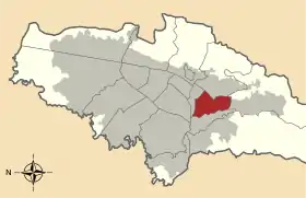 Localisation de Rafael Uribe Uribe