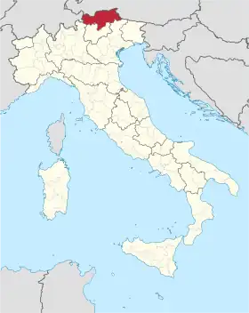 Localisation de Province autonome de Bolzano – Haut-Adige