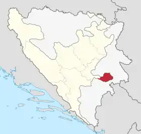Canton du Podrinje bosnien
