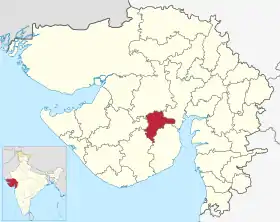 Localisation de District de Botadબોટાદ