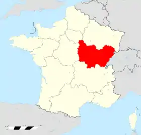 Localisation de Bourgogne-Franche-Comté