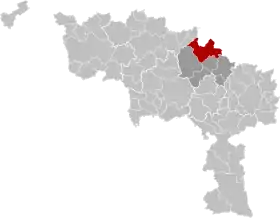 Localisation de Braine-le-Comte