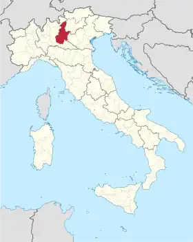 Localisation de Province de Brescia