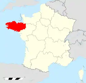 Localisation de Bretagne
