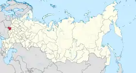 Localisation de Oblast de Briansk