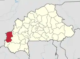 Localisation de Kénédougou