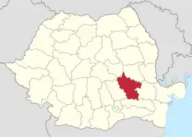 Localisation de Județ de Buzău