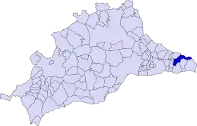 Localisation de Cómpeta