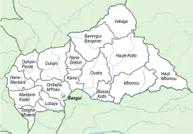 Localisation de Préfectures