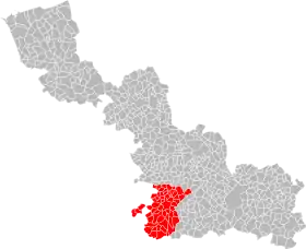 Localisation de Communauté d’Agglomération de Cambrai