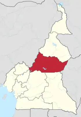 Localisation de Région de l'Adamaoua