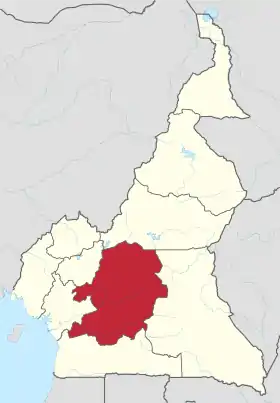 Localisation de Région du Centre