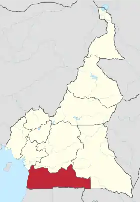 Localisation de Région du Sud