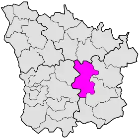 Canton de Châtillon-en-Bazois