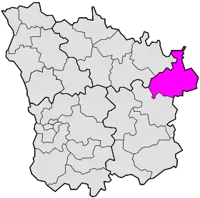 Canton de Montsauche-les-Settons