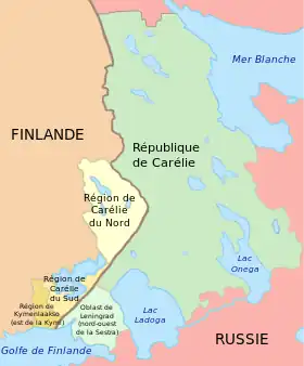 Localisation de Carélie