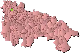 Localisation de Castañares de Rioja