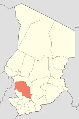 Localisation de Province  du Chari-Baguirmi