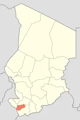 Localisation de Logone-Occidental