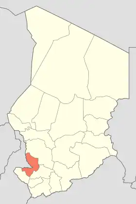 Localisation de Région du Mayo-Kebbi Est