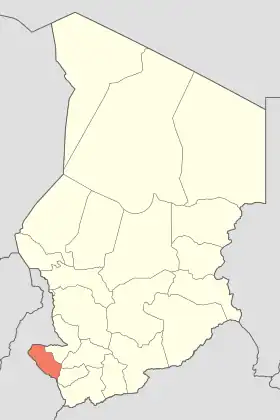Localisation de Région du Mayo-Kebbi Ouest