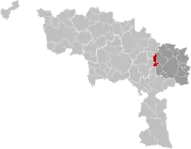 Localisation de Chapelle-lez-Herlaimont