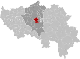 Localisation de Chaudfontaine