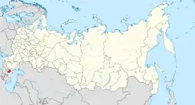 Localisation de République tchétchène