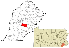 Localisation de Newlin Township
