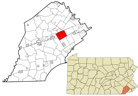 Localisation de West Whiteland Township