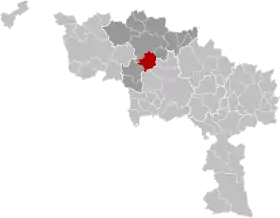 Localisation de Chièvres