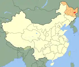 Localisation de Qitaihe