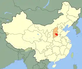 Localisation de Changzhi