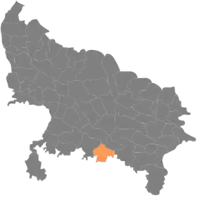 Localisation de District de Chitrakoot चित्रकूट जिला