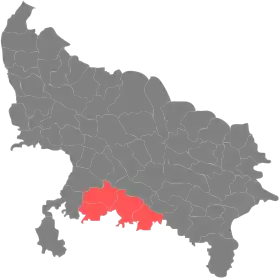 Localisation de Division de Chitrakoot