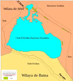 Image illustrative de l’article Chott El Beïdha-Hammam Essoukhna