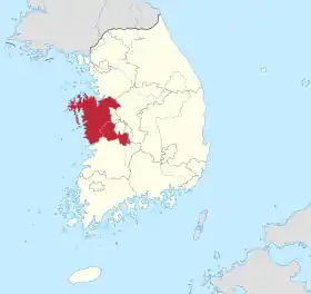 Image illustrative de l’article Chungcheong du Sud