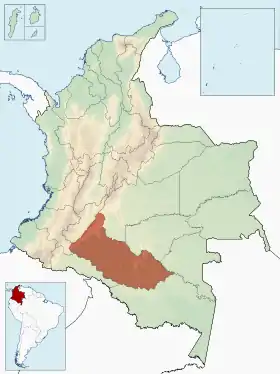 Localisation de Caquetá