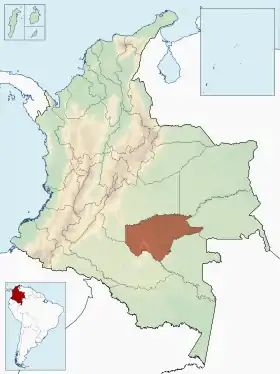 Localisation de Guaviare