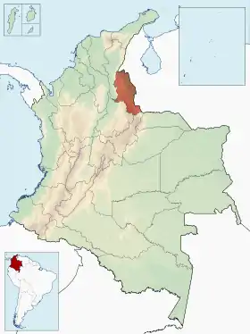 Localisation de Norte de Santander