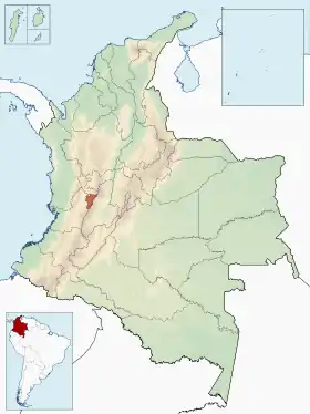 Localisation de Quindío