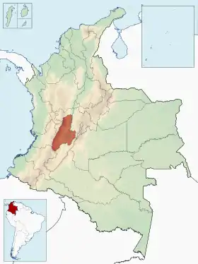Localisation de Tolima