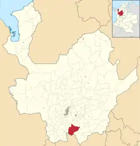 Localisation de Abejorral