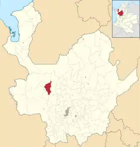 Localisation de Cañasgordas