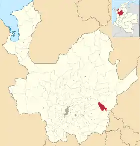 Localisation de Caracolí