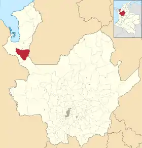 Localisation de Chigorodó