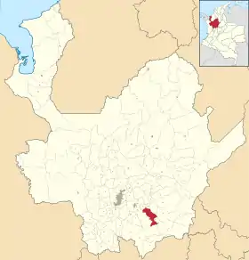 Localisation de Cocorná