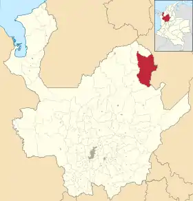 Localisation de El Bagre