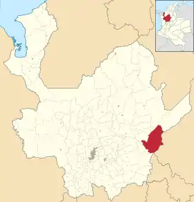 Localisation de Puerto Berrío