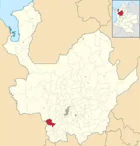 Localisation de Salgar